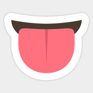 tongue out Sticker